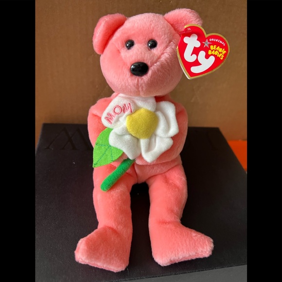 🐻TY BEANIE BABIES Dad👔 & Mom🌸 Bears LOT of 4 NWT - Picture 5 of 5